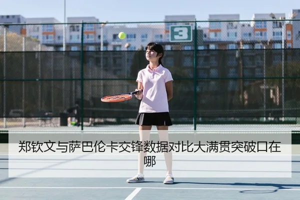 郑钦文与萨巴伦卡交锋数据对比大满贯突破口在哪